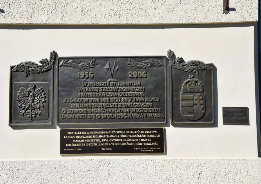 1956 Olsztyn Memorial Plaque