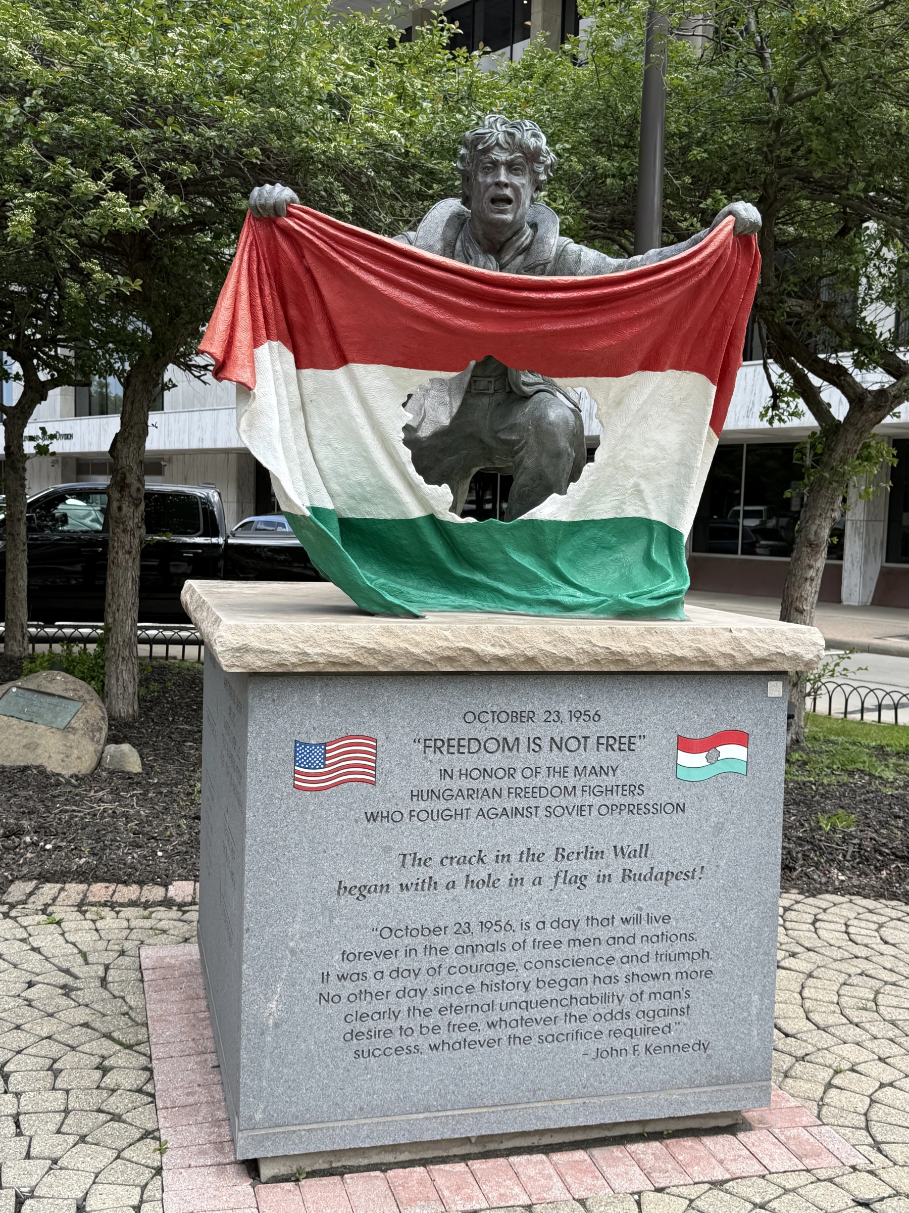 Hungarian Freedom Fighter Statue
