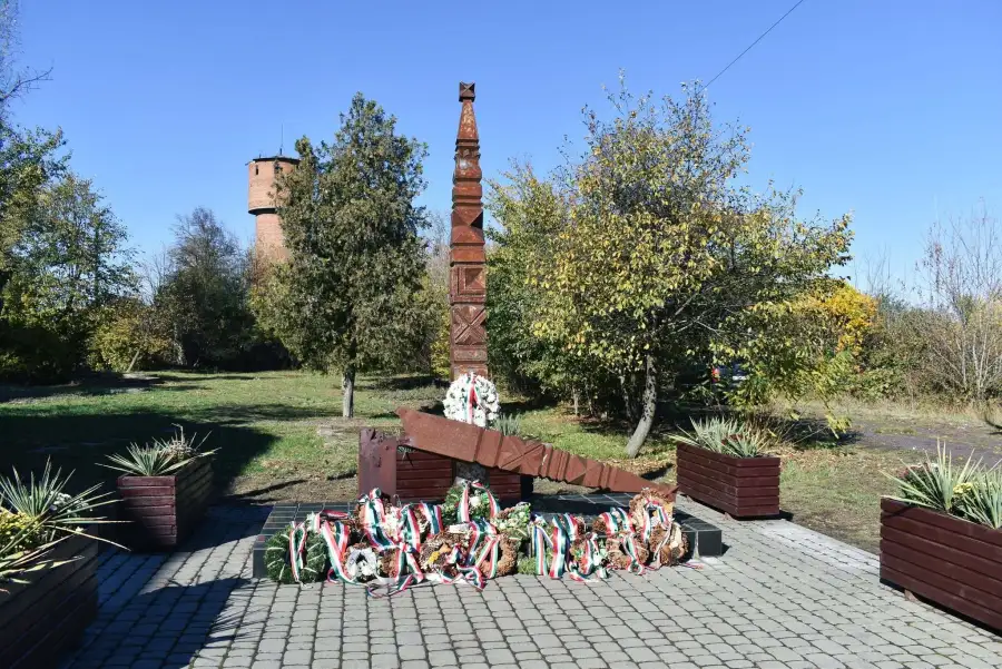 1956 Memorial and Traditional Hungarian Headstone