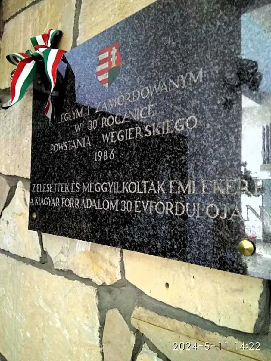 Eastern Europe's First 1956 Memorial Plaque